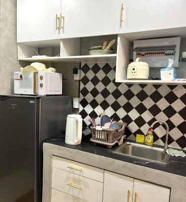 South Triangle Apartment | Loft type Condo Unit with pool and netflix