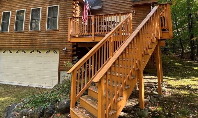 Naples House | LOG CABIN WITH ACCESS TO SEBAGO COVE. SLEEPS 10