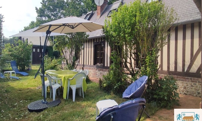 Le Pin Cottage | Longère normande "Les Glacières" - family house 25 mn from the sea - 9 pers