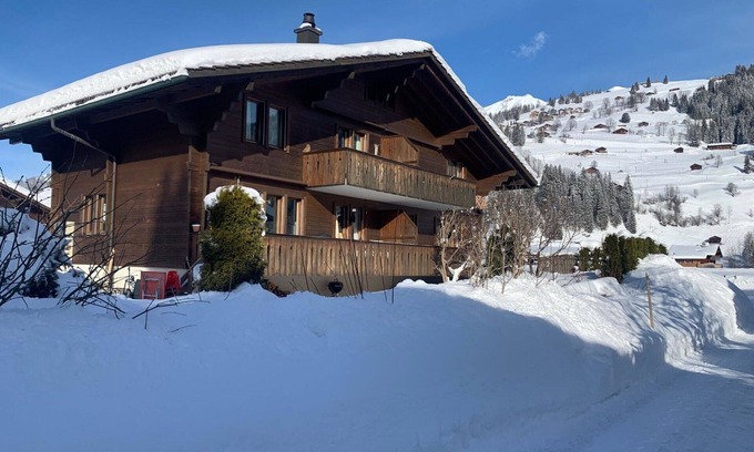 Lenk Apartment | Lovely apartment for 8 guests with WIFI and balcony