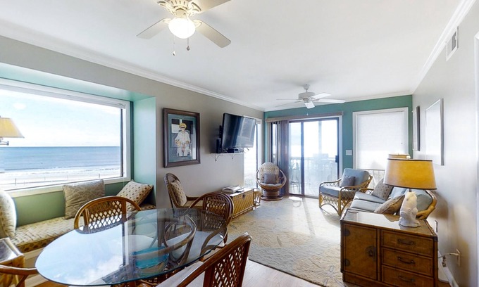 Atlantic Beach Condo | Lovely Oceanfront Suite w/Free WiFi, Private Balcony, W/D, & Shared Pool