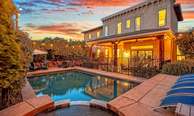 Oak Creek House | Luxurious 7BR Sedona Estate | Private Pool & Spa | Panoramic Red Rock Views