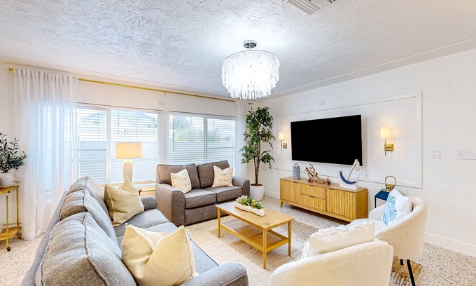 Redington Shores House | Luxury island home with game room, bikes, & quick beach access - dog-friendly