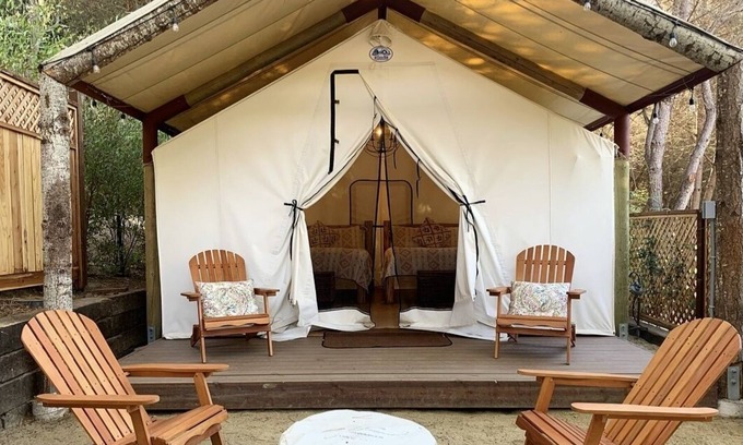 Carmel RV Rental | Luxury Tent - Deluxe