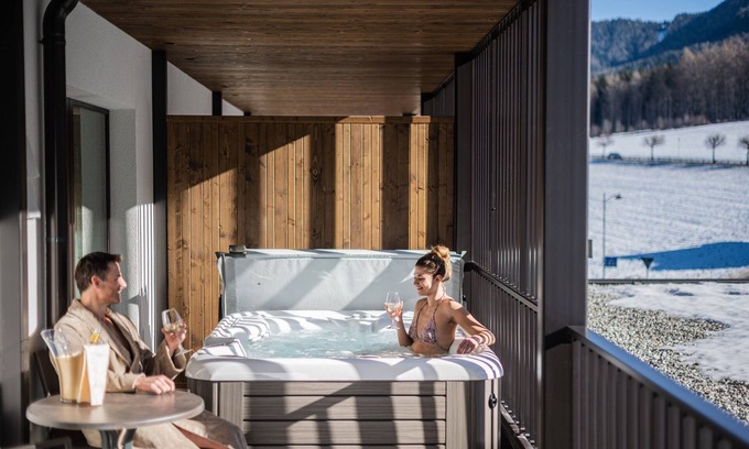 Riscone Apartment | Luxus SPA Wohnung im Chalet mit Whirlpool