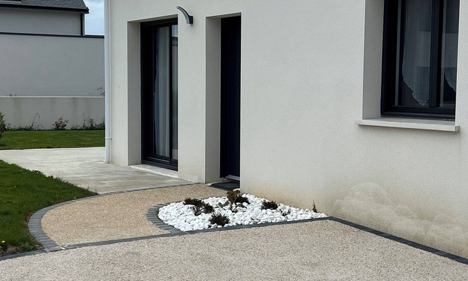 Erdeven House | MA BRO - ERDIVINES - house 8 persons + 1bb - Swimming pool 7 x 3,5