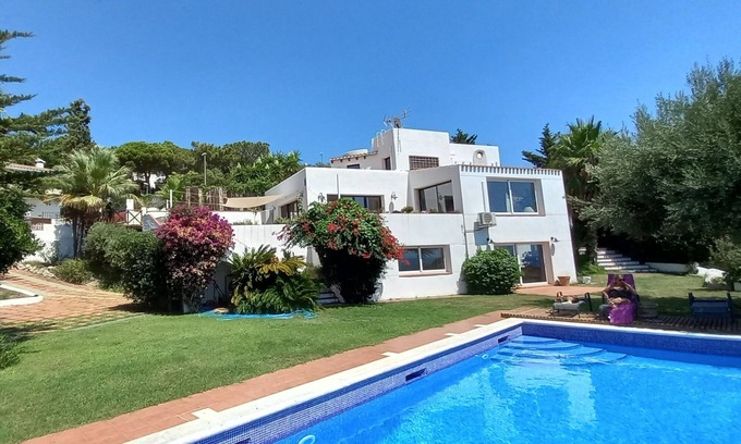 Sant Pol De Mar Villa | Magnificent villa with swimming pool and stunning beach views on Barcelona Coast