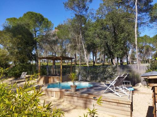 Langlade Villa | MAISON 5 Personnes EN GARRIGUE - PISCINE-SPA PRIVÉ