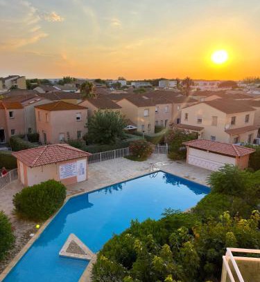 Valras-Plage House | Maison Familiale dans le Domaine de la Plage avec Piscine Privée, à 200m de la Mer