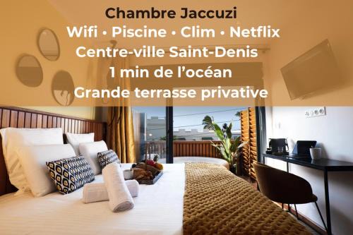 Saint-Denis House | Maison Le Patio Jacuzzi