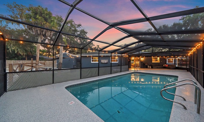Sarasota Springs House | Mango Bay | Private Pool + Dog Play Area