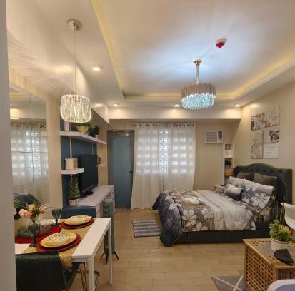 Socorro Apartment | Manhattan Plaza tower 2 with Balcony, mini karaoke, Pool, Can Cook