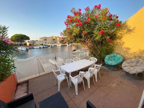 Le Barcares Villa | Marina 5P avec piscine et terrasses, 4 chambres, clim, parking, proche plage et commerces, Port Barcarès - FR-1-81-554