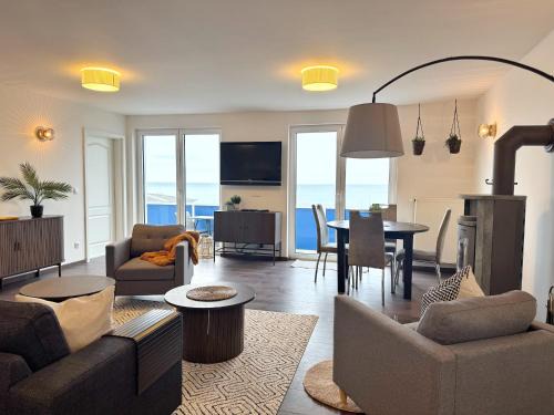 Sassnitz Apartment | Meerblickappartement mit Kamin