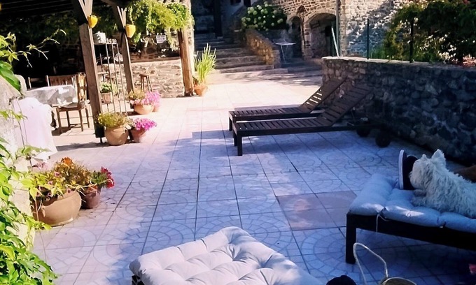 Gagnieres House | Mes Maisons Charming 3-bedroom Gite with AC, fitness room in delightful Cevennes