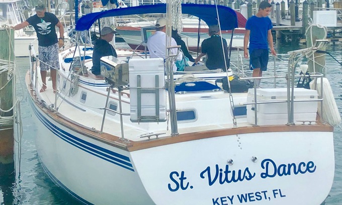 Historic Seaport Boat Rental | Miami Vice Sailboat Used For TV Series with 2 Hour Sandbar Motor Boat Trip
