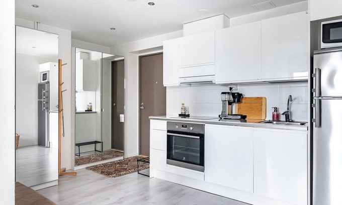 Lahti Apartment | Modern 1BR Home with Sauna & Balcony