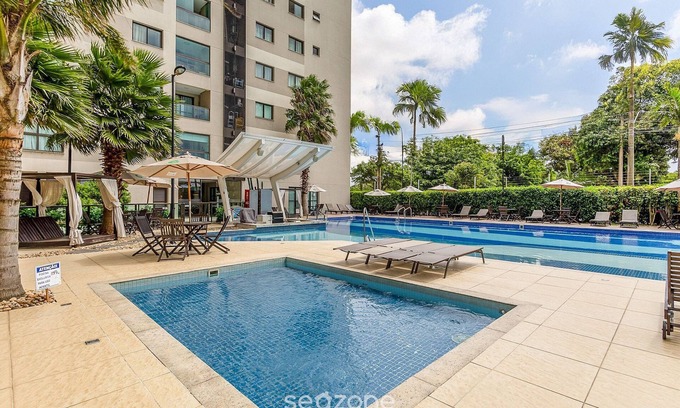 Penha Apartment | Modern apt With Pool Near the Beach Avr0203