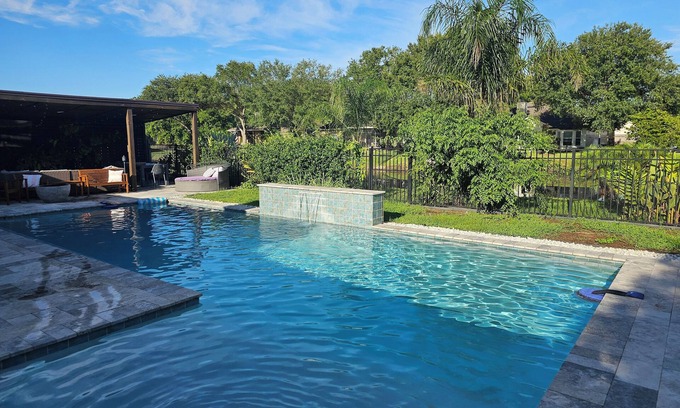 Golden Glades - The Woods House | Modern beautifully designed and decorated house with salt water pool and gazebo