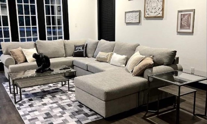 DeSoto House | Modern Farmhouse 3-bedroom home, Luxury Master