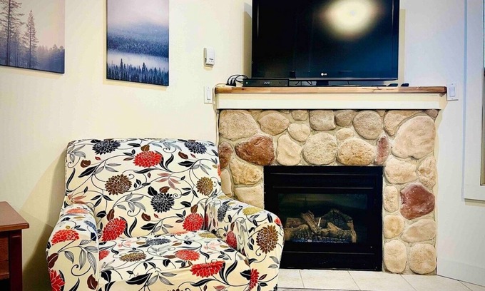 East Kootenay Condo | Modern Fernie Studio with Private Deck and BBQ