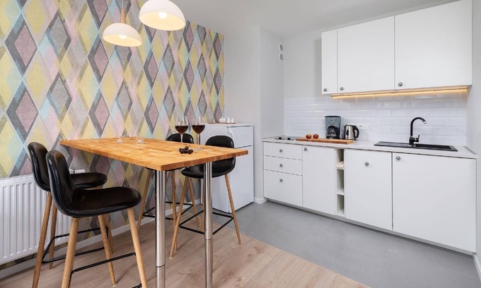 Puck Apartment | Modern holiday flat with a balcony only 500 meters from the beach and the ocean