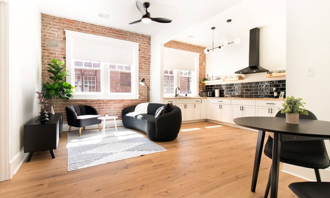 Downtown Little Rock Apartment | Modern Loft in Lively SoMa Downtown