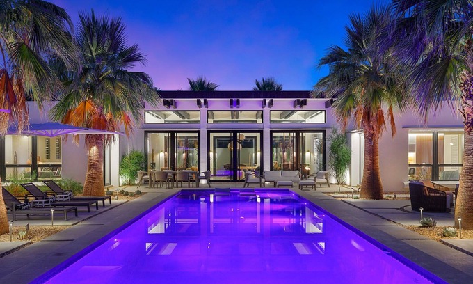 The Mesa House | 'Modern Mesa' Private1/2 Acre Palm Springs Estate