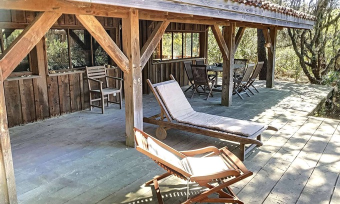 Moliets-et-Maa House | Moliets beach, wooden house 2 steps from the beach