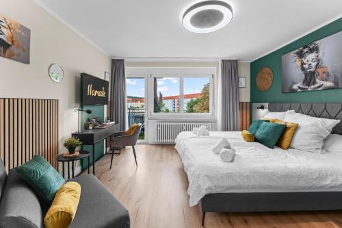 Bamberg Apartment | NAMASTÉ Homes - Ferienwohnung mit Balkon - Garage