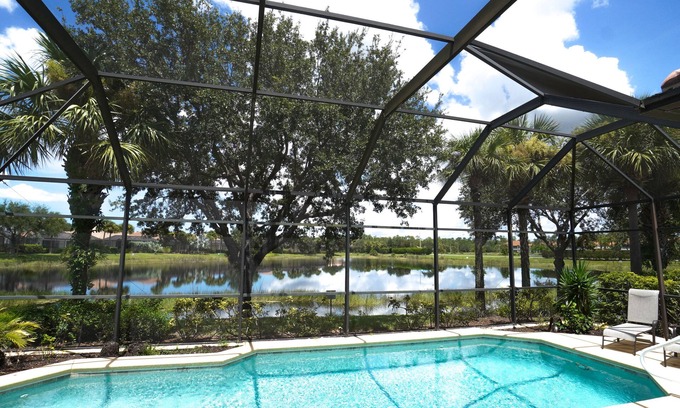 Naples Heritage House | Naples Home with private pool and lake view - Just miles from the beach