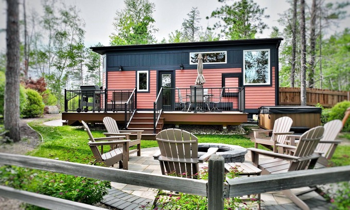 Au Train House | Near Pictured Rocks and trails, access to AuTrain River, has private hot tub