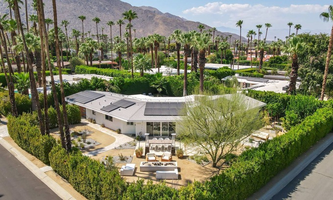 Twin Palms House | NEW! August House | Deepwell Midcentury Pool/Views