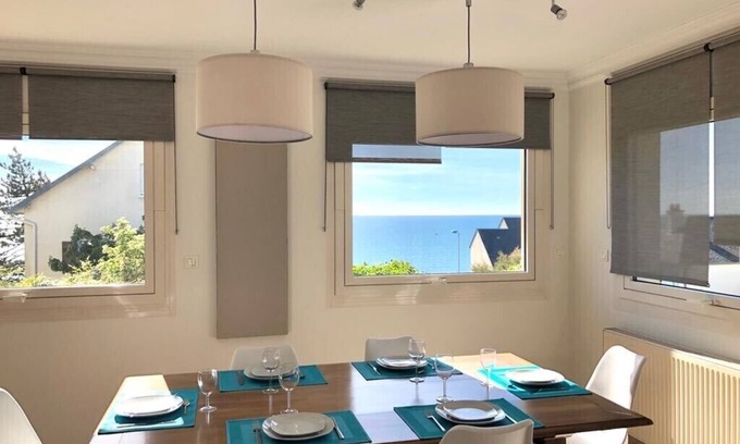 Donville-les-Bains House | [NEW] Comfortable house with sea views 100 meters from the beach