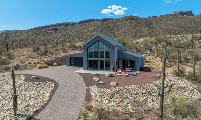 Tucson House | New Gem ! Mountainside A-Frame with Stunning Views