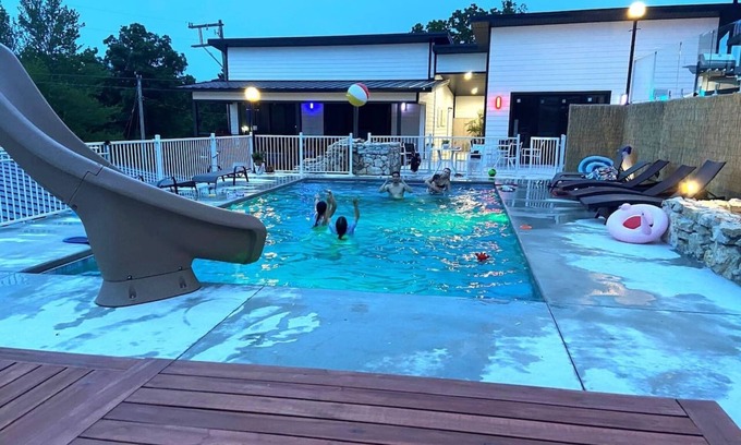 Indian Point Villa | New Poolside Villa w/Game Room & Hot Tub! Steps to the Lake only 2 min. to SDC!