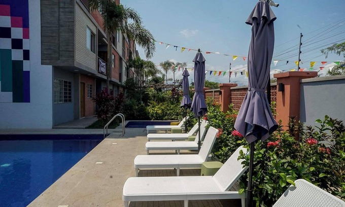 Parque Las Palmas Apartment | New Puerto Vallarta Calm Getaway , Pool & Garden