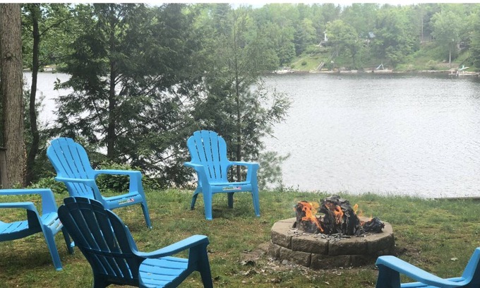 Alger House | NEW to VRBO! Large Lakefront Home. Relaxing. Stunning Views. Family Fun.