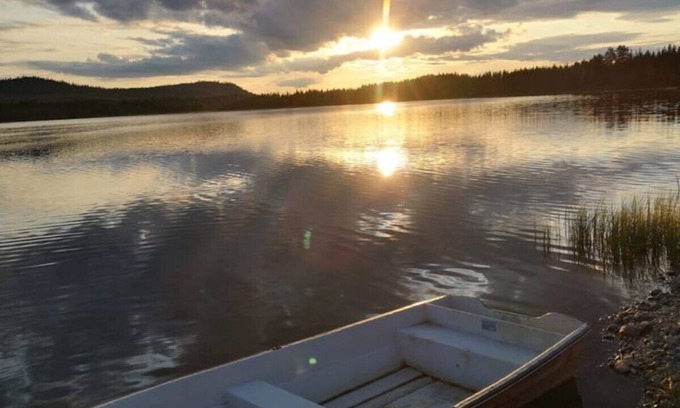 Arvidsjaur House | Newly built holiday home with boat in the wilderness