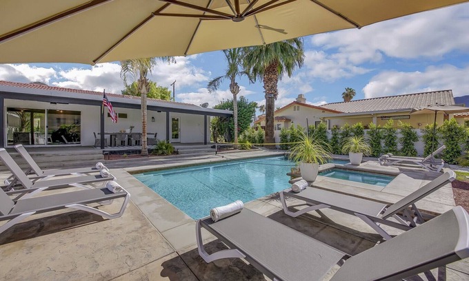 Desert Club Estates House | Newly remodeled 4-bedroom, 2-bath private compound with pool
