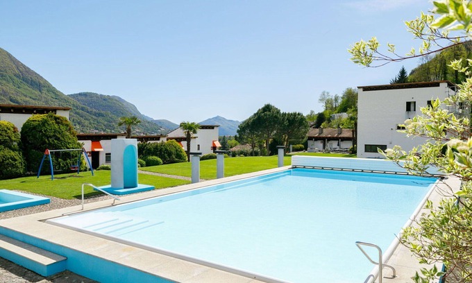 Capriasca Apartment | Nice apartment for 6 guests with WIFI, pool, TV, patio and panoramic view
