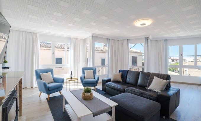 Binissalem Apartment | Nice apartment for 6 guests with WIFI, A/C, TV, patio and parking