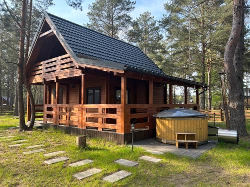 gmina Karsin House | Nowe Domki w Borsku z Balią kąpielową