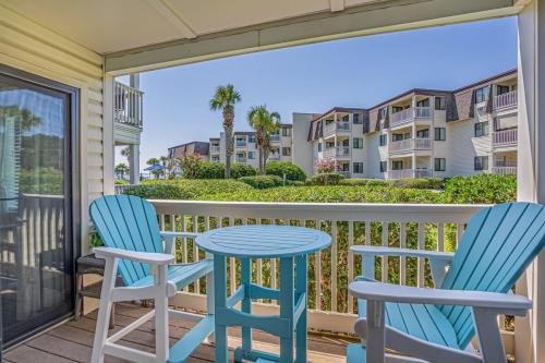 Myrtle Beach House | Ocean Forest Villas Cozy Oceanview Unit D116