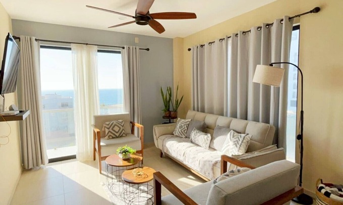 Mazatlan Condo | Ocean view 1 block from the malecon beach