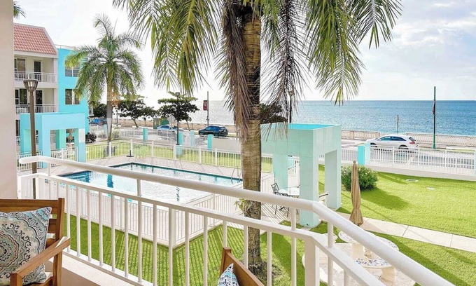 Aguadilla Pueblo Apartment | Ocean View Downtown Beach Paradise-Walk to Beach