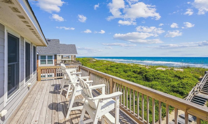 Duck House | OCEANFRONT! ELEVATOR! HOTTUB! 5 Masters! AMAZING OCEAN VIEWS!