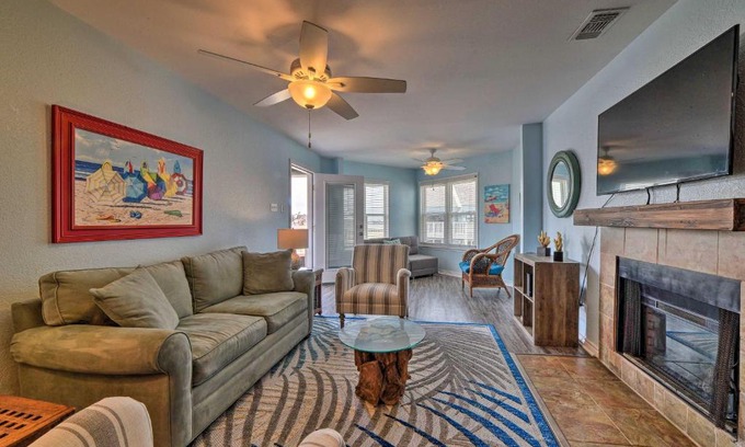 Port Aransas Apartment | Oceanfront Texas Condo with Pool Pets Stay Free