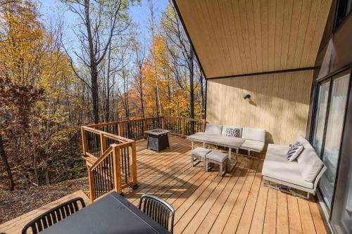 Pont-Rouge Ski Chalet | Onyx - Spa Fire Pit and Forest View - Domaine du Grand Portneuf