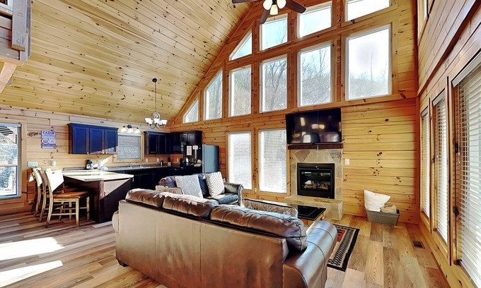 Gatlinburg Cabin | Overlooking Adventure by Jackson Mountain Rentals